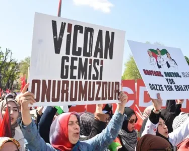 İHH Gazze için yürüyor - Son Dakika Haberler