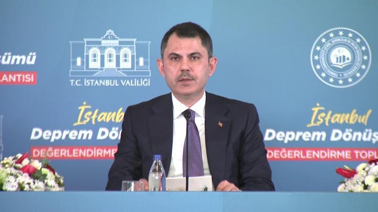 SON DAKİKA HABERİ | Bakan Kurum: İstanbul riskli bölgelerin en başında, 600 bin konut acilen dönüşmeli