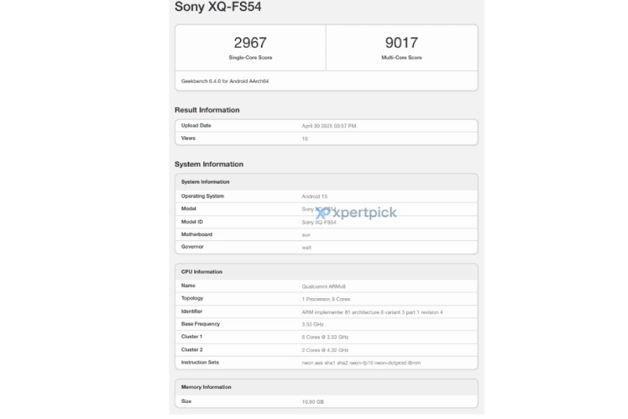 Sony Xperia 1 VII performans testinde!