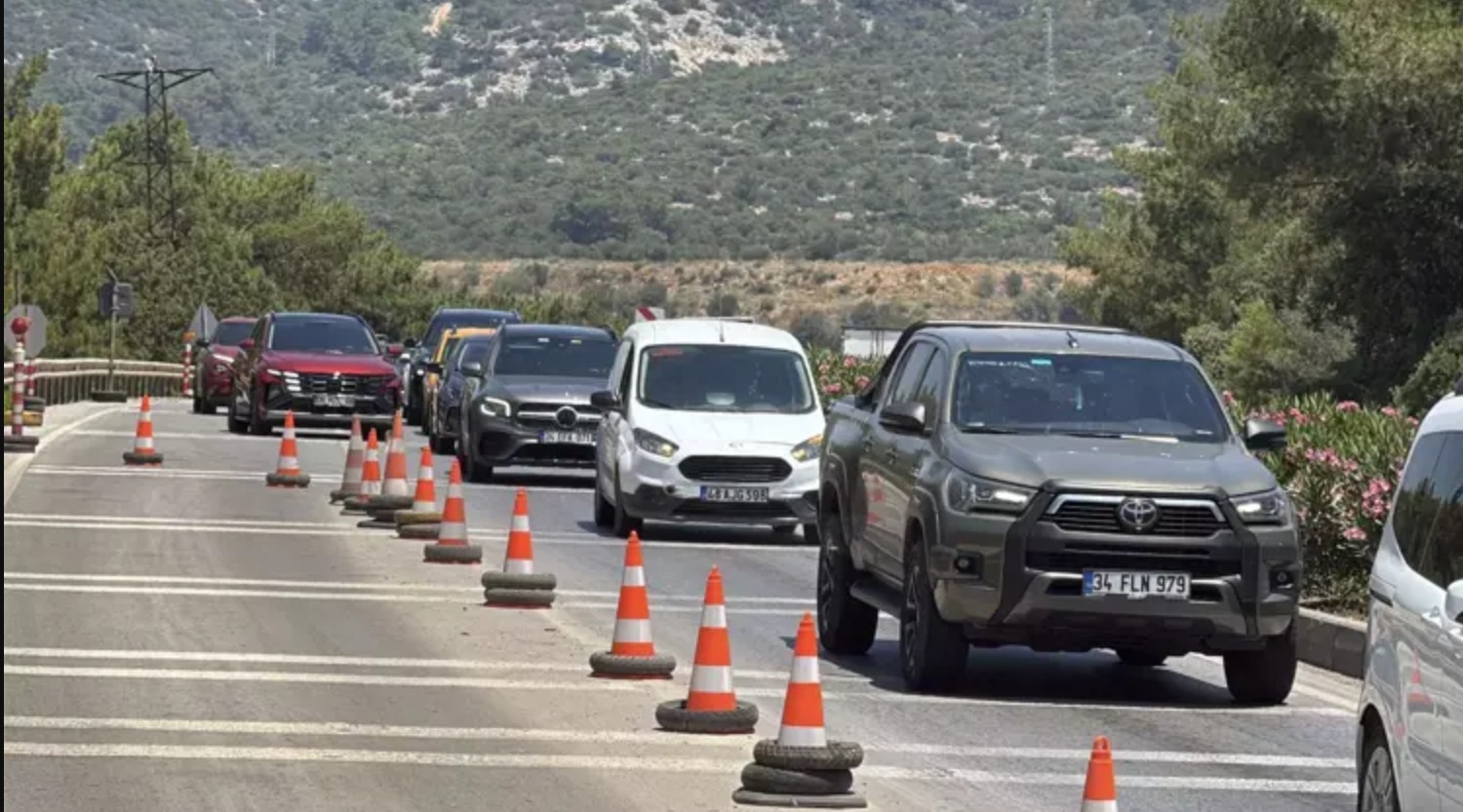 Bodrum’a 24 saatte 50 bin araç giriş yaptı haberi