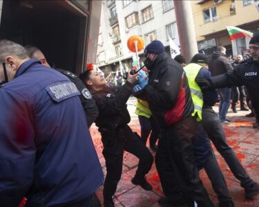 Bulgaristan'da euro direnişi: 10 polis yaralandı