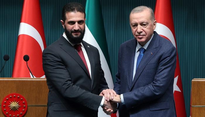 Cumhurbaşkanı Recep Tayyip Erdoğan, Suriye Cumhurbaşkanı Ahmed Şara ile bir telefon görüşmesi gerçekleştirdi.