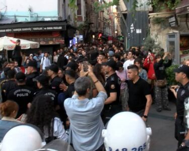 Gezi olaylarının yıl dönümünde Beyoğlu'nda izinsiz gösteriye gözaltı haberi