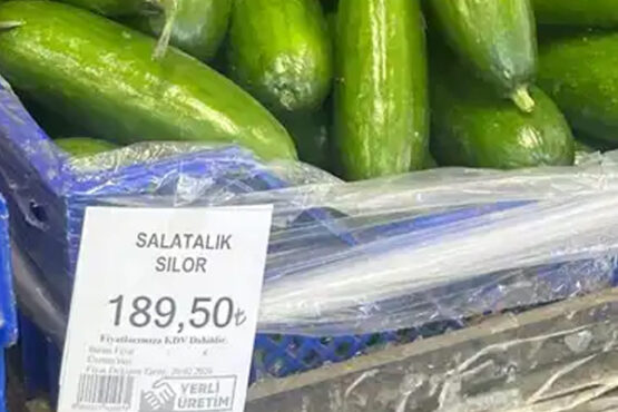 "En büyük banknot ile 1 kilogram salatalık alınabiliyor"
