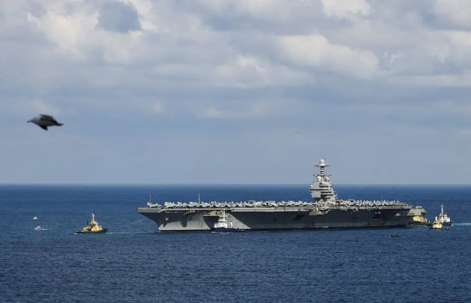 ABD’nin en büyük uçak gemisi "USS Gerald R. Ford" Kızıldeniz’de