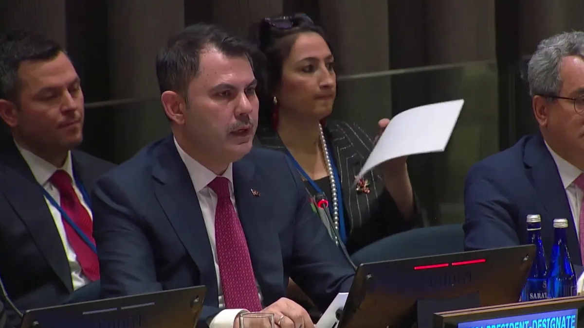 Bakan Kurum BM’de COP31 Zirvesi’nde konuştu! Dikkat çeken “Daha adil dünya” vurgusu