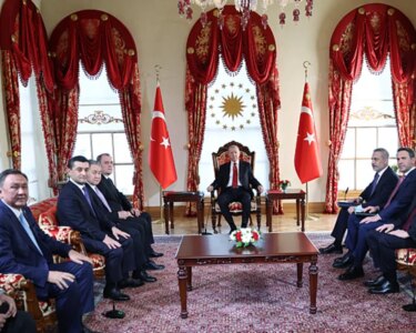 Başkan Erdoğan Türk Devletleri Teşkilatı heyetini kabul etti!