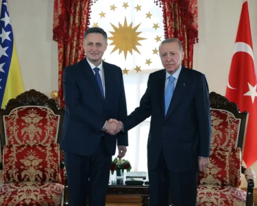 SON DAKİKA... Başkan Erdoğan Bosna Hersek Devlet Başkanlığı Konseyi Başkanı Denis Beçiroviç ile bir araya geldi