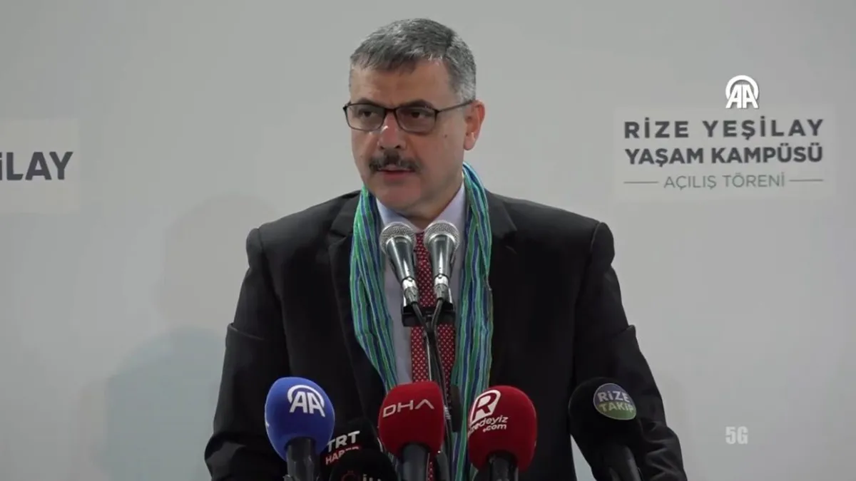 Bakan Çiftçi Rize Yeşilay Yaşam Kampüsü açılış töreninde konuşma yaptı: “Bağımlılıkla Mücadele Toplumsal Seferberliktir”