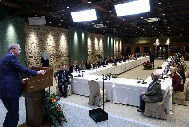 Başkan Erdoğan, ICAPP Kadın Kolu 9. Toplantısı’nın katılımcılarını kabul etti