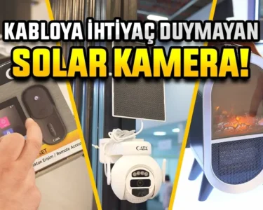 CATA'dan Kabloya İhtiyaç Duymayan Solar Kamera