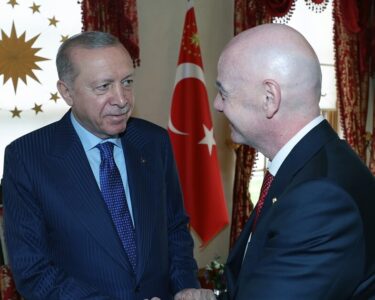 Cumhurbaşkanı Erdoğan, FIFA Başkanı Infantino'yu kabul etti