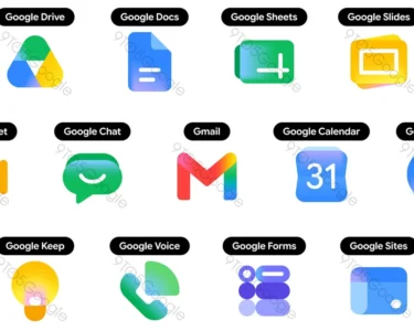 Google, Workspace, Gmail, ikon, tasarım