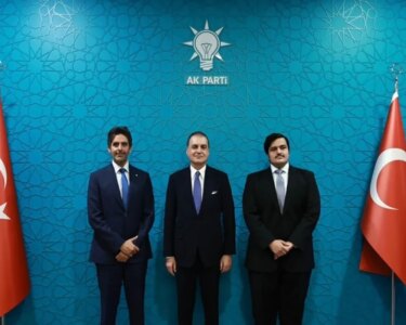 Ömer Çelik, Katar Büyükelçisi Al-Henzap ve Başkatip Al-Thani ile görüştü