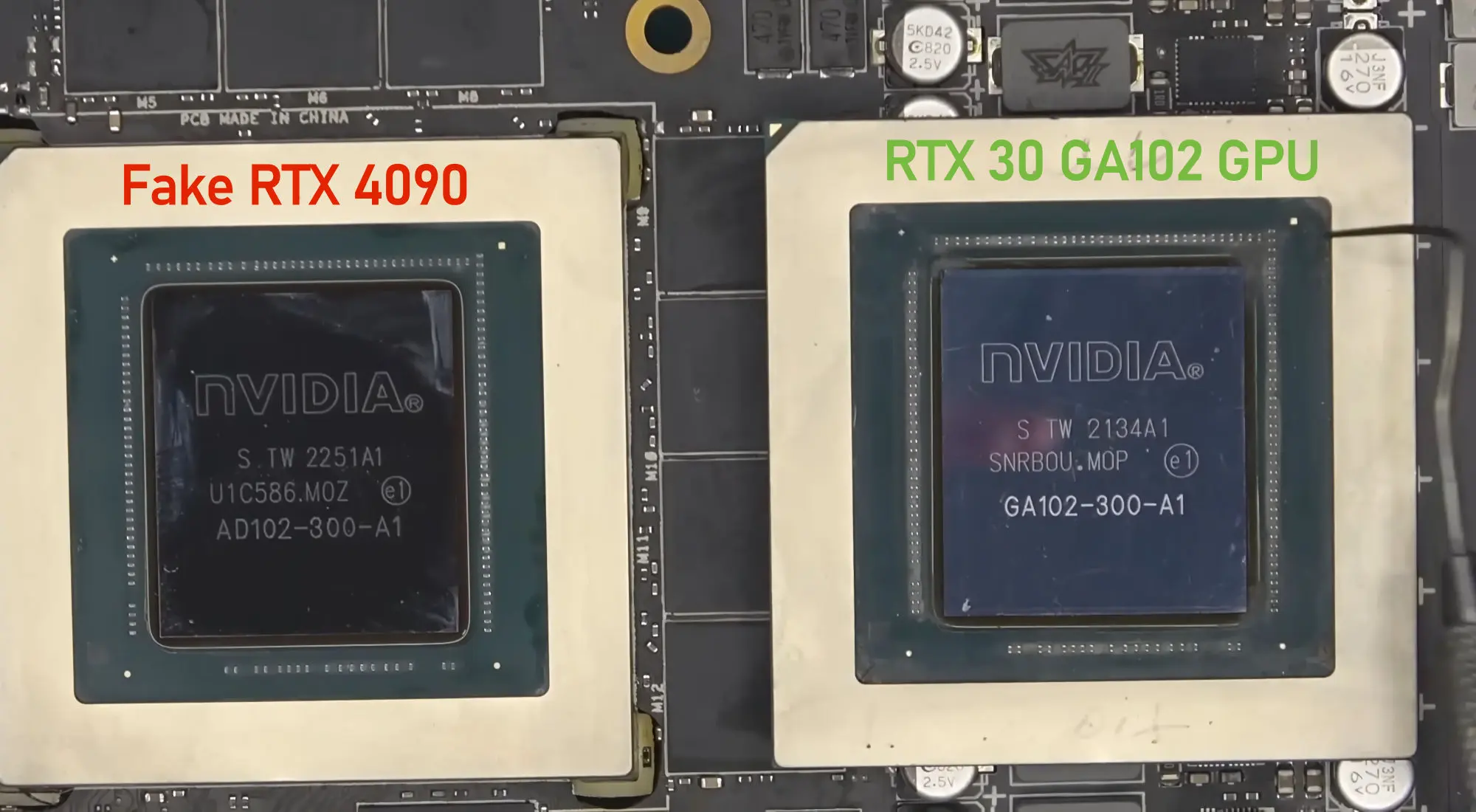 Sahte NVIDIA GeForce RTX 4090 Kartlarına Dikkat