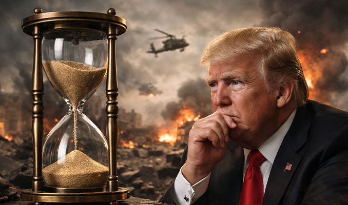 Trump: İran’a karşı acelem yok, zaman onların aleyhine işliyor