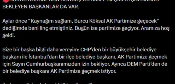 75 başkan AK Parti ye geçti! Olay iddia: CHP li 2 isim daha izin bekliyor 1