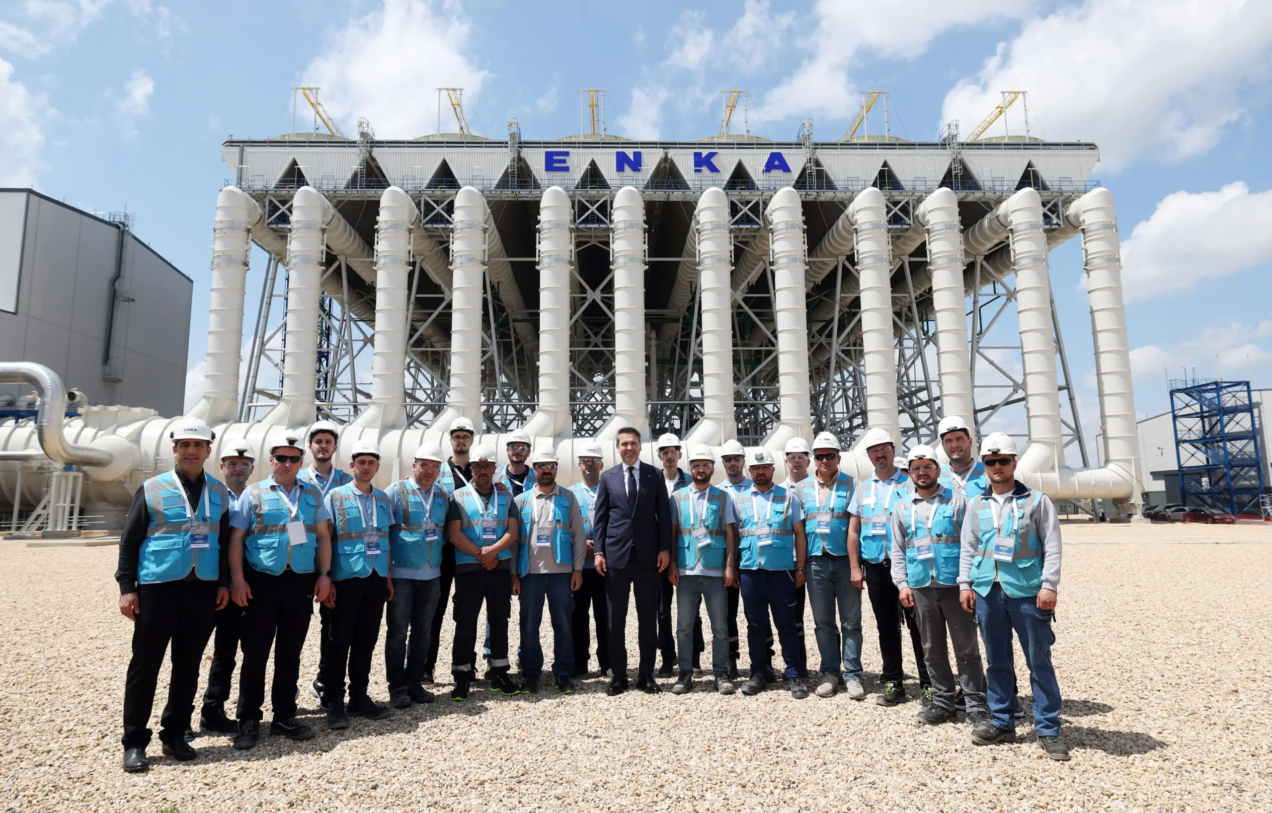 850 Megavat Kapasiteli Yeni Doğal Gaz Santrali Devrede