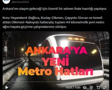 ABB’nin paylaştığı 4 yeni metro müjdesinin algıdan ibaret olduğu ortaya çıktı! Ankara’nın metro çıkmazı