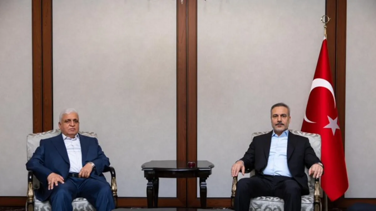 Bakan Fidan Haşdi Şabi Komisyonu Başkanı ile bir araya geldi!