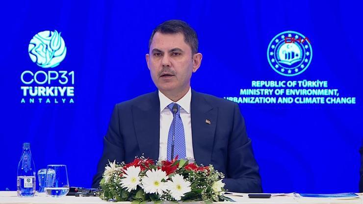 Bakan Kurum: İklim değişikliği küresel bir kriz