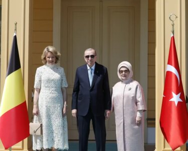 Cumhurbaşkanı Erdoğan, Belçika Kraliçesi'ni kabul etti