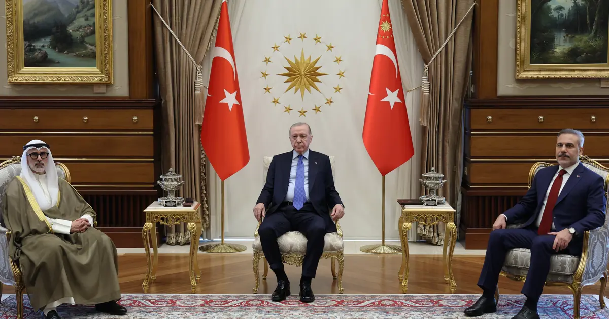 Cumhurbaşkanı Erdoğan, Kuveyt Dışişleri Bakanı’nı kabul etti