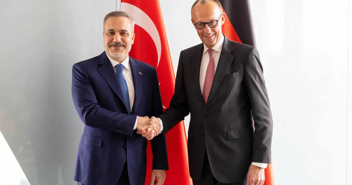 Dışişleri Bakanı Fidan, Almanya Başbakanı Merz ile görüştü