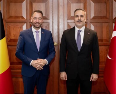 Dışişleri Bakanı Fidan, Belçikalı mevkidaşıyla görüştü
