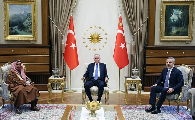 SON DAKİKA I Başkan Erdoğan, Faysal Bin Ferhan’ı kabul etti