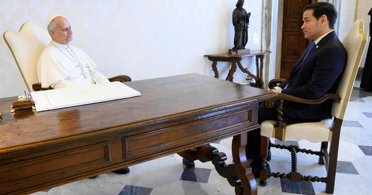 Vatikan’da buzlar eriyor. Papa Leo ile Marco Rubio görüştü